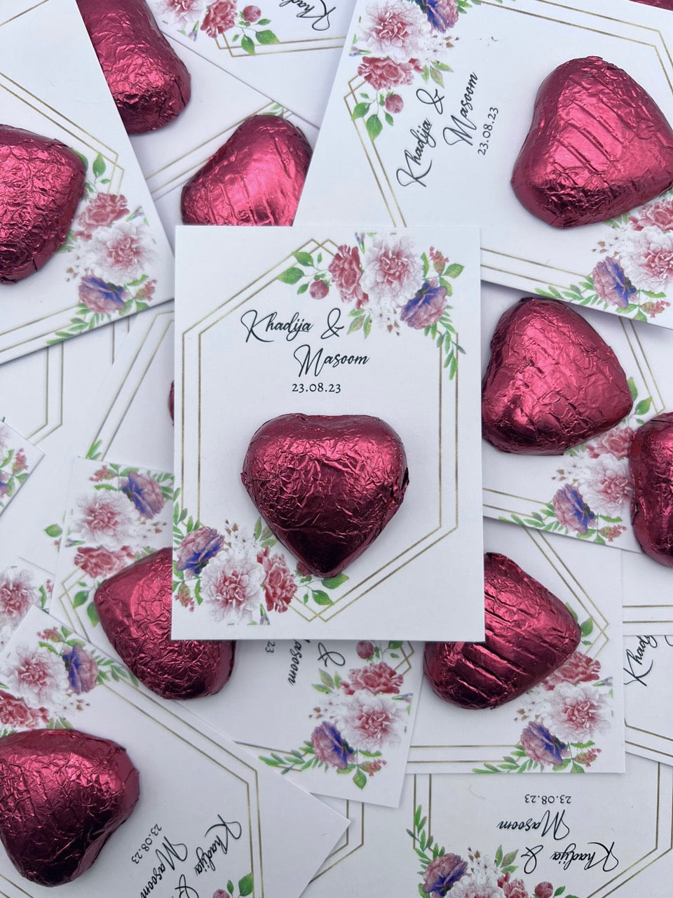 Token Heart Favours