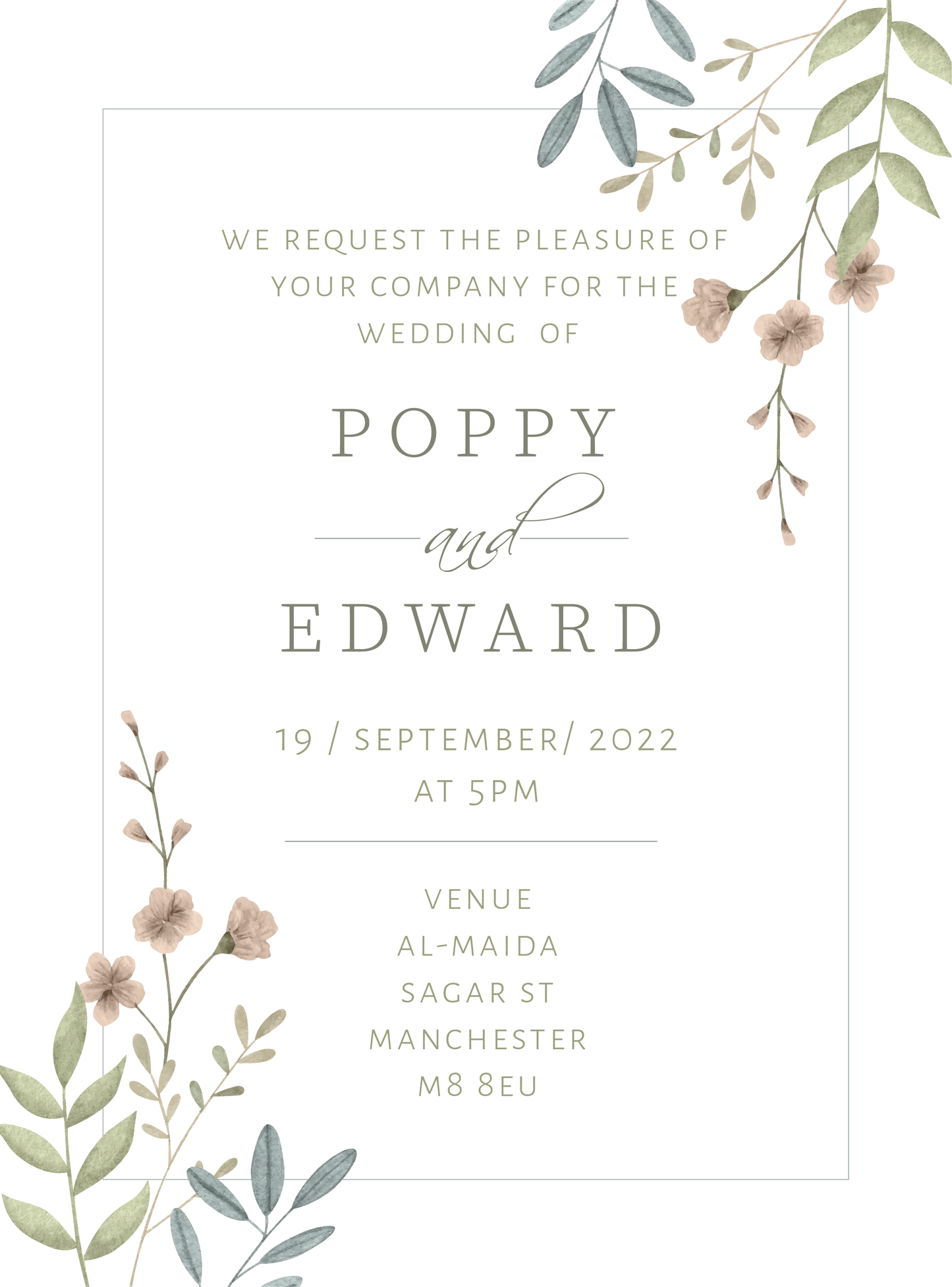 GS Invitation Card A5