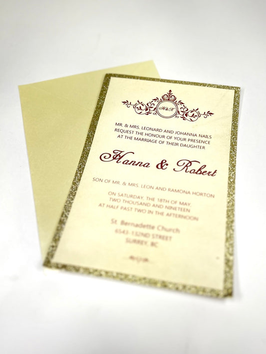 Die-Cut Invites